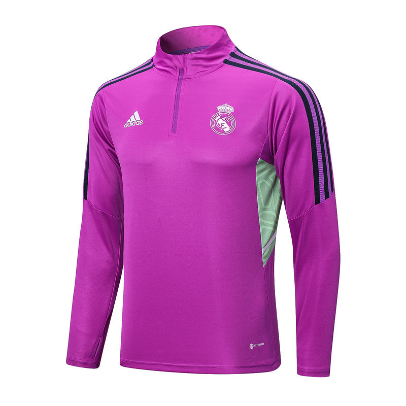 CHAQUETA CON CREMALLERA REAL MADRID 2022/23