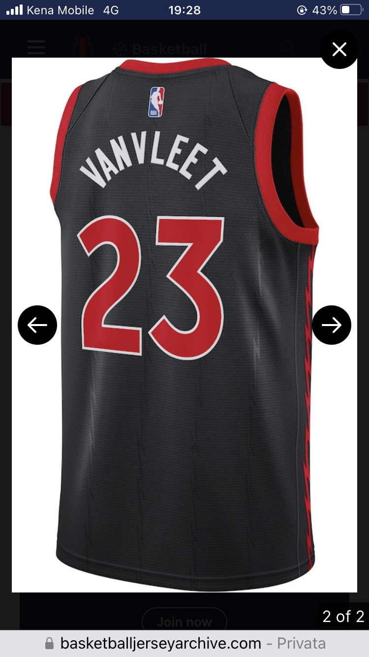 CAMISETA NBA Toronto Raptors Statement Edition 2022/23