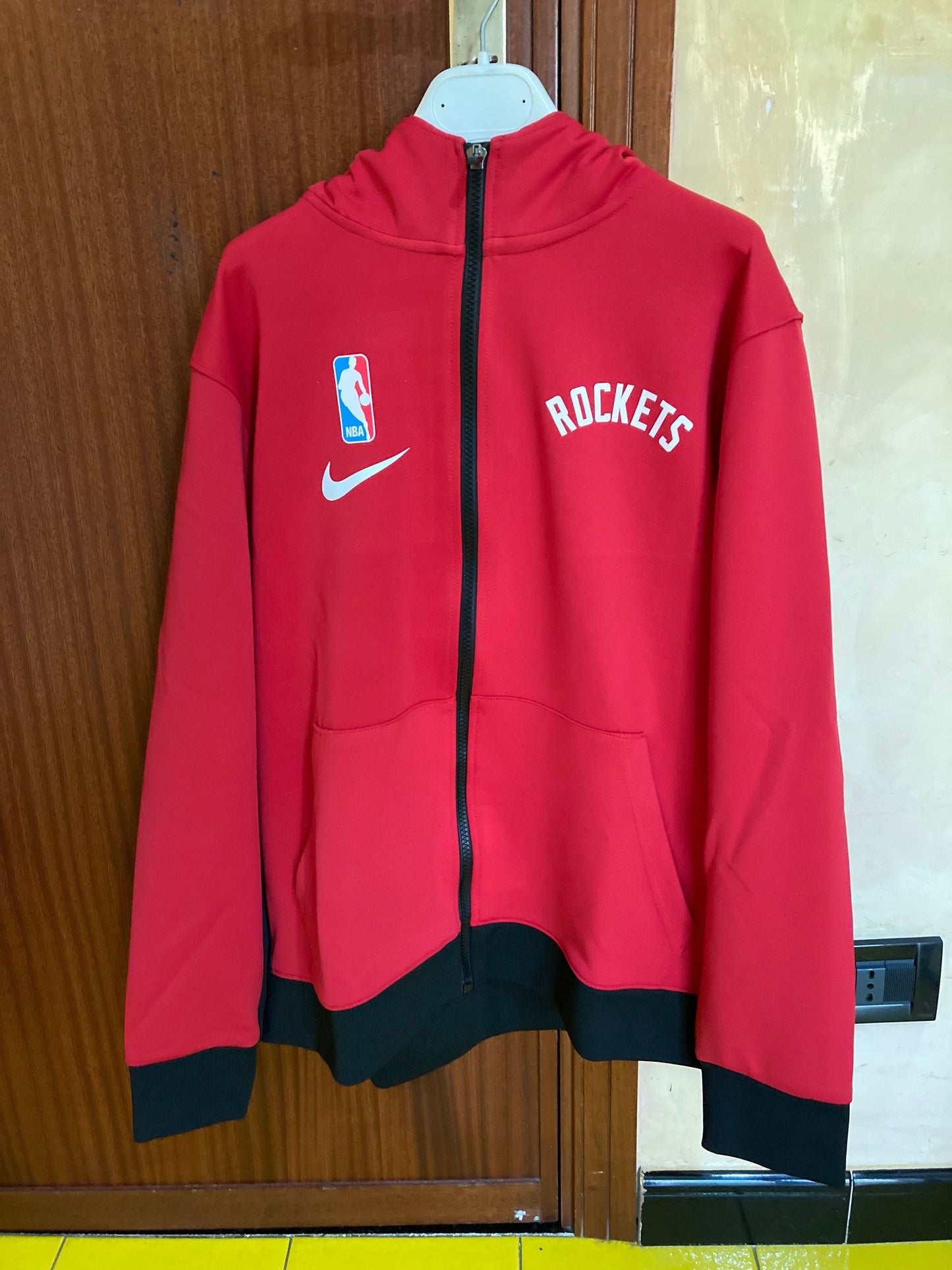 CHAQUETA CON CAPUCHA Y CREMALLERA HOUSTON ROCKETS 2021/22