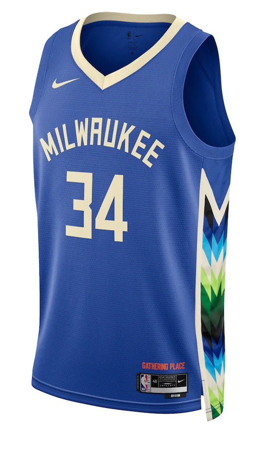 CAMISETA NBA Milwaukee Bucks City Edition 2022-23