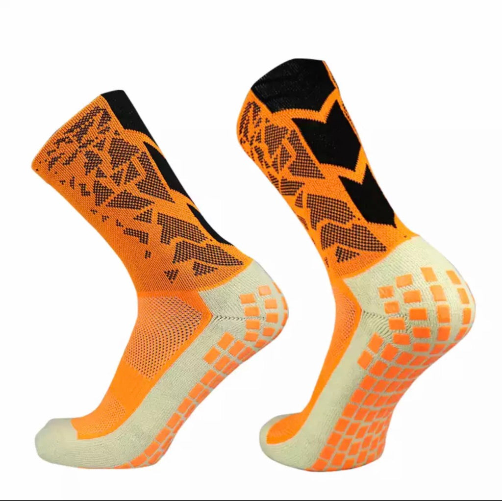 SOCKS GRIP® PROFESIONALES ORANGE  /  BLACK